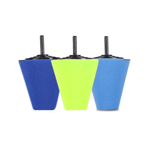 KIT COM 3 PEÇAS - BOINA DE POLIMENTO EM CONE